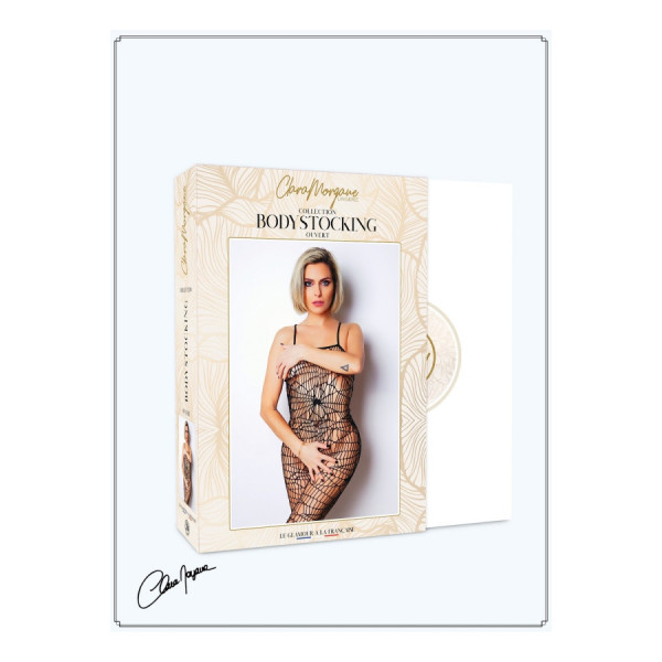 Combinaison en résille aspect toile araignée -  Le Numéro 7 - Collection Bodystocking 